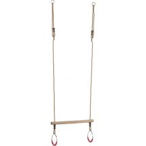 KBT Ringtrapez aus Holz mit Metallringen