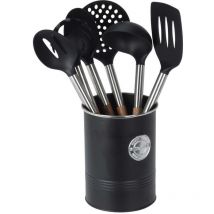 Küchenhelfer-Set, 6-teilig, mit Metallhalter