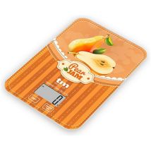 Tm Electron Tmpbs028 Küchenwaage Mit Digitalanzeige, Ultraslim Mit Vintage-birnen-design, 4 Sensoren, Back To 0, Ideal Zum Backen Und Für Lebensmittel