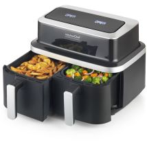 KITCHENCHEF – KCPFR84-AIRDUO – Heißluftfritteuse 4,5L – 1200W – 220-240V – 50/60Hz – Rezeptbuch