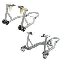KCT - Heavy Duty Front Wheel Fixed Jack & Rear Motorcycle Paddock Stand With Dolly