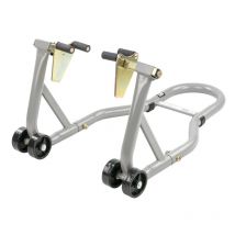 KCT - Motorcycle Stand Paddock Front Spool Cradle Red Heavy Duty Steel Jack