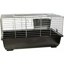 KCT - Dark Grey Single Level Indoor Pet Cage - 80cm - Dark Grey