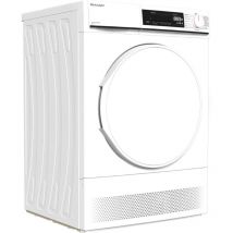 secadora de condensación 60cm 8kg 65db - KDNCB8S7PW91 - sharp -