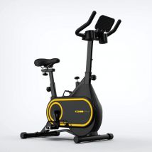 Keboo - Fitness Serie 300 Heimtrainer, Riemensystem, Trägheit 6 kg und 8 Stufen Anti-Rutsch-Pedale Becherhalter und Räder