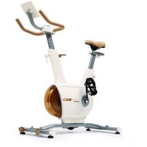 Keboo - Fitness Serie 900 Motorisierter Fitness-Fahrrad Weiß Magnetische Bremse Trägheit 7 kg und 32 Stufen Anti-Rutsch-Pedale