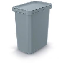 Keden - Seau de recyclage de forme carrée 12L Systema 29x19x35 cm - Noir