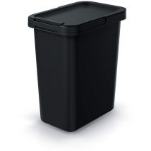 Système de recyclage avec crochet pour le mur 12L Systema 29x19x35 cm - Noir - Keden