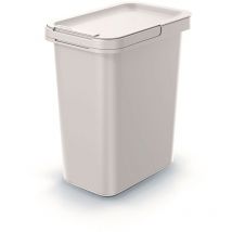 Keden - Seau de recyclage de forme carrée 12L Systema 29x19x35 cm - Noir