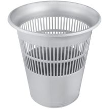 Corbeille argentée – Ø29 cm x 31 cm – 5 pièces par pack – KEEPER