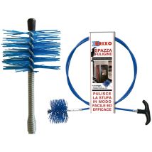Kekai Reinigungsbürsten-Set Nylon mit Griff 8 cm – 2 m – Kaminzubehör
