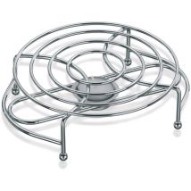 Globul 21,5 X 18 X 6 Cm, In Metallo Cromato, Supporto Per Luce Da Tè, Scaldatazze, Lucido, Argento - Kela