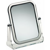 Flavia 20719 - Specchio da Tavolo, in Acrilico, Doppio con ingrandimento 1x e 3X - Kela