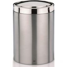 21382, Cestino con coperchio basculante, 7 l, Acciaio inox, Ari', Argento opaco - Kela