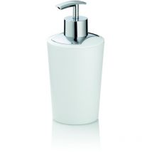 Kela - salle de bain distributeur de savon plastique blanc 5 x 5 x 5 cm badkamer 24192