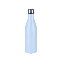 Kelomat Isolier - Trinkflasche Hellblau Ø8 cm 0,75 Liter Edelstahl rostfrei