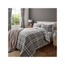 Kelso King Duvet Set Charcoal - Catherine Lansfield