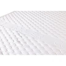 Kemer Coolhot Quilted 28cm Deep Pocket Sprung Mattress - 4ft 6in Double - white