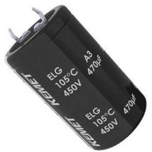 Kemet Condensateur Électrolytique 10 Mm 1000 Μf 100 V 20 % (ø X H) 22 Mm X 35 Mm 1 Pc(s) X594912