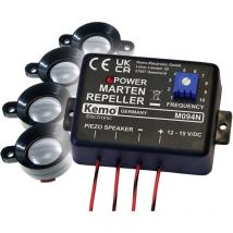 Kemo - M094 Ultraschall-Marderabwehr mit Optikschutz, abgesetzte Lautsprecher 1 St.