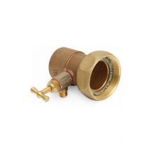 Lötverschraubung mit Entleerung DN40 1 3/4' Überwurfmutter x 42mm 47605042 - Kemper