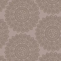 Holden - Kenitra Taupe Heather Wallpaper Decor Textured Metallic Damask Mandala