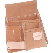 Kennedy - 5-POCKET 1-Loop Large Tool & Nail Pouch - Tan