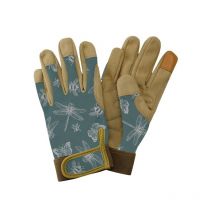 Kent&stowe - 70105261 Flutter Bugs Teal Premium Comfort Gloves - Ladies Medium