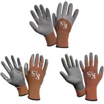 Kent&stowe - 70105485 Multi-Task Gloves - Medium Triple Pack K/S70105485