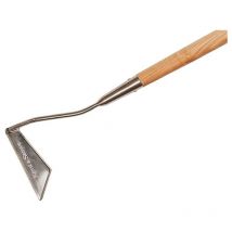 Kent&stowe - 70100037 Stainless Steel Long Handled 3-Edged Hoe, fsc K/S70100037