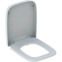 Renova Plan wc siège 572120000 blanc, charnières métalliques, avec mécanisme de fermeture amortie - Geberit