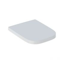 Geberit - Abattant wc renova plan rectangulaire, descente assistée, fixation par le dessus
