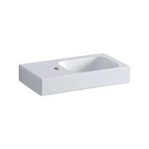 Geberit - iCon Waschtisch 53x31cm, weiß, Ablagefläche links,