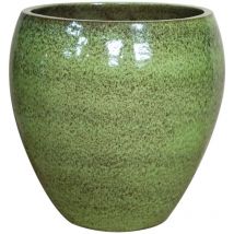 Keramischer Blumentopf lafontaine - Herbstgrün - ø 28 cm ↑ 28 cm