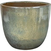 Keramischer Blumentopf lancelot - Perlmutt - ø 36 cm ↑ 34 cm