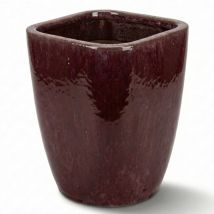 Keramischer Blumentopf vauban - Lila - ø 18 cm Höhe 21 cm