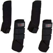Kerbl - 4 Pz Set Paranocche per Pony Neri 320132 Nero