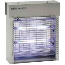 Kerbl - EcoKill Inox 2012 Fliegenvernichter 2x6W 230V/50Hz, Wirkungsbereich bis 80m²