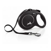 Laisse New Classic l Tape 5 m black Flexi CL30T5-251-S-20
