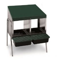 Gaunpaddero von 2 Abteilungen mit einem Plastikboden