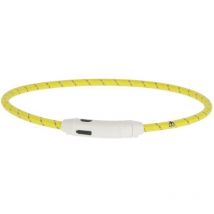 Kerbl Maxi Safe Led-halsband Für Hunde Gelb Aus Nylon