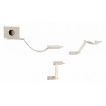 Percorso Sospeso per Gatti Mount Everest in Legno Beige Kerbl