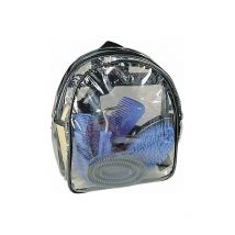 Kerbl - Putz Rucksack blau Putzset Pflegeset Pferde Putzzeug Bürsten Striegel