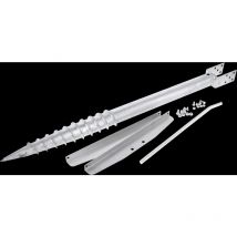 Kerbl Spiral-Erd-/Halteanker, Gesamthöhe inkl. Gewinde 120 cm, 442382