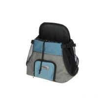 Kerbl - PET-Tasche de Fronttragetasche Urlaub 31 x 24 x 38 cm, Grau/Blau