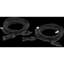 Kerbl Verlängerungskabel-Set, für Solarmodule, 2 x 5 Meter Kabel, 441600