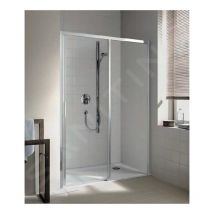 Kermi CADA XS - Porte de douche D2R 140x200 cm, droite, argent brillant/verre transparent CKD2R14020VPK