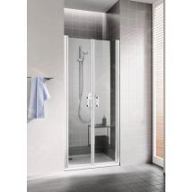Cada xs - Porte de douche ptd 115x200, argent brillant/verre transparent CKPTD11520VPK - Kermi