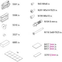 Kermi EBNI003 Set Montagekleinteile