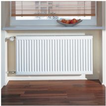 Kermi Profil-K therm-x2 Austausch Flachheizkörper Typ 22 Weiß 554x100x900mm 1408W bei 75/65/20 Grad C